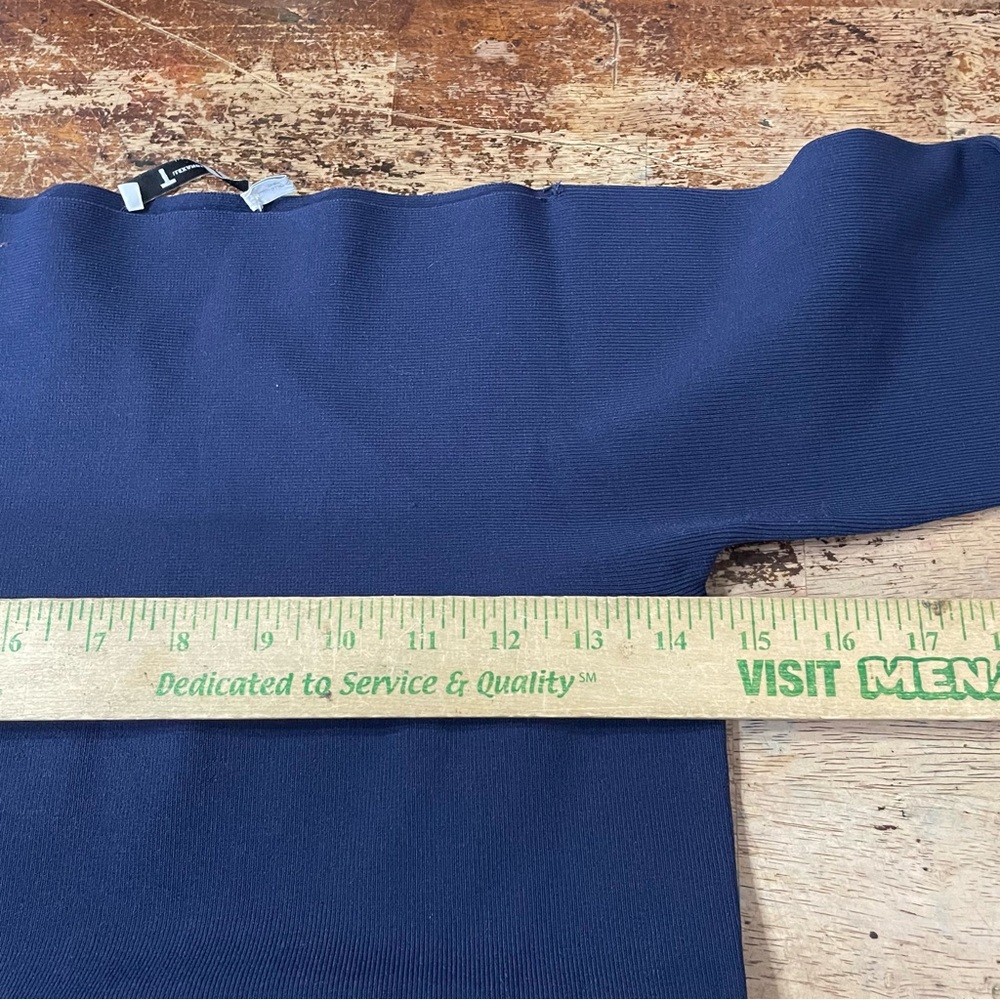 Alexander Wang Bodycon Dress Cutout Mini Blue Size L Party Girls Night Out Y2K - Picture 7 of 9